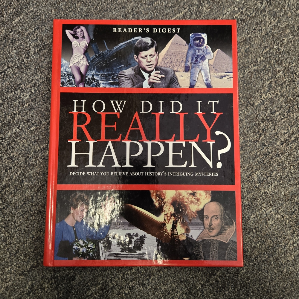 Reader's Digest How Did It Really Happen? - Red Coffee Table Book